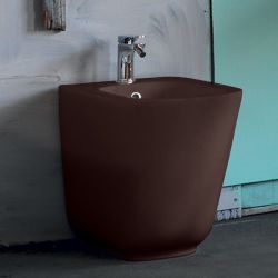 Bidet stojący 35x55 cm burgund mat Kerasan Tribeca 512075