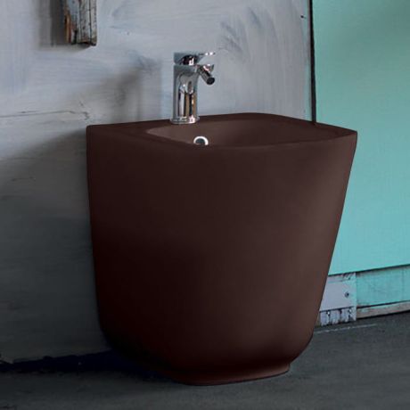 Przejdź do produktu Bidet stojący 35x55 cm burgund mat Kerasan Tribeca 512075