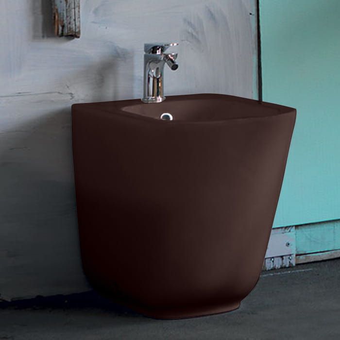 Bidet stojący 35x55 cm burgund mat Kerasan Tribeca 512075