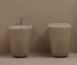 Bidet stojący 35x55 cm jasny brąz Kerasan Tribeca 512081