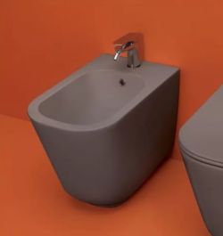 Bidet stojący 35x55 cm brąz mat Kerasan Tribeca 512088