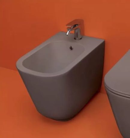 Przejdź do produktu Bidet stojący 35x55 cm brąz mat Kerasan Tribeca 512088