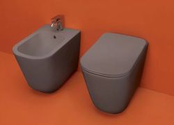 Bidet stojący 35x55 cm brąz mat Kerasan Tribeca 512088