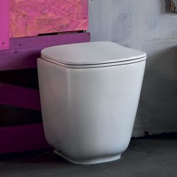 Miska WC stojąca 35x55 cm Kerasan Tribeca 511801 biały połysk