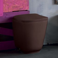 Miska WC stojąca 35x55 cm burgund mat Kerasan Tribeca 511875