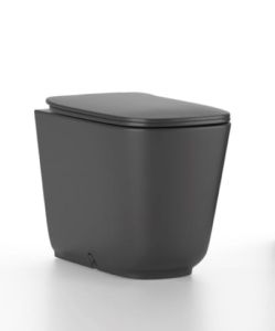 Miska WC stojąca 35x55 cm ciemny szary mat Kerasan Tribeca 511889
