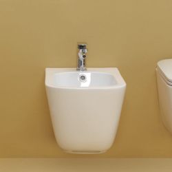 Bidet wiszący 35x55 cm Kerasan Tribeca 512501 biały połysk