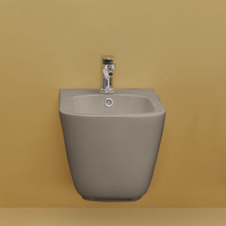 Przejdź do produktu Bidet wiszący 35x55 cm jasny brąz Kerasan Tribeca 512581