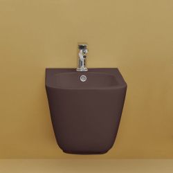 Bidet wiszący 35x55 cm burgund mat Kerasan Tribeca 512575