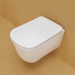 Miska WC wisząca 35x54 cm Kerasan Tribeca 511430 biały mat