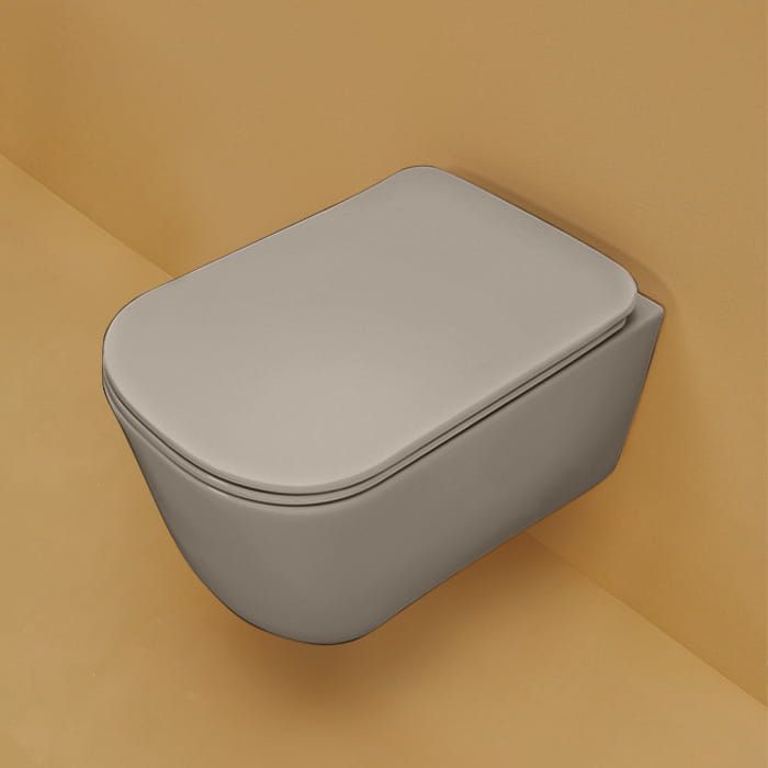 Miska WC wisząca 35x54 cm jasny brąz Kerasan Tribeca 511481