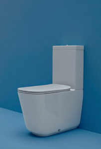 Kompakt WC miska 35x69 cm Kerasan Tribeca 511701 biały połysk