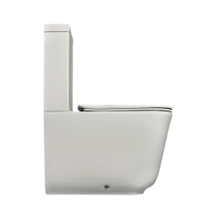 Kompakt WC miska 35x69 cm Kerasan Tribeca 511701 biały połysk