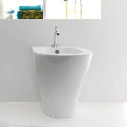 Bidet stojący 34x56 cm Kerasan Aquatech 372101 biały połysk