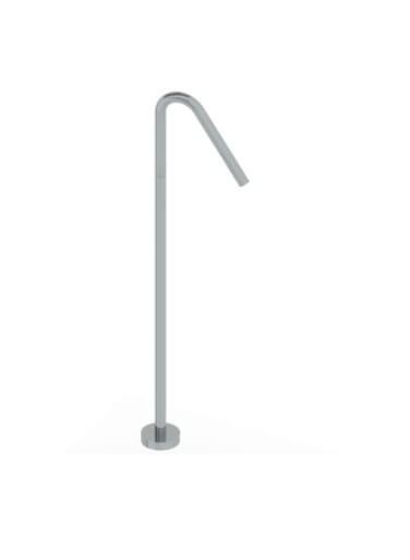 Bateria umywalkowa podłogowa 129 cm stal satynowa Kerasan Aquatech 756198