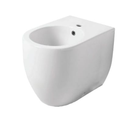 Przejdź do produktu Bidet stojący 37x56 cm Kerasan Flo 312201 biały połysk