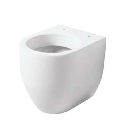 Przejdź do produktu Miska WC stojąca 37x56 cm Kerasan Flo 311801 biały połysk