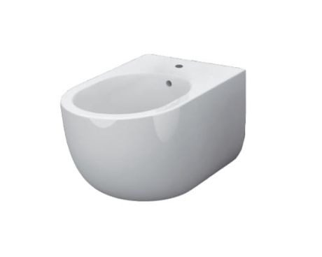 Przejdź do produktu Bidet wiszący 37x54 cm Kerasan Flo 312301 biały połysk