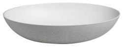 FORMIGO umywalka betonowa, 60x14,5x40,5 cm, naturalna biala