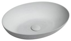 FORMIGO umywalka betonowa, 60x14,5x40,5 cm, szary