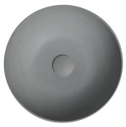 FORMIGO umywalka betonowa, średnica 39 cm, szara