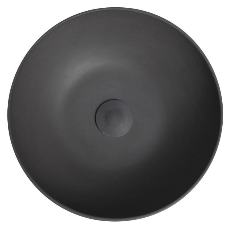 FORMIGO umywalka betonowa, średnica 39 cm, antracyt