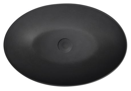 Przejdź do produktu FORMIGO umywalka betonowa nablatowa z odpływem, 60x40cm, antracyt