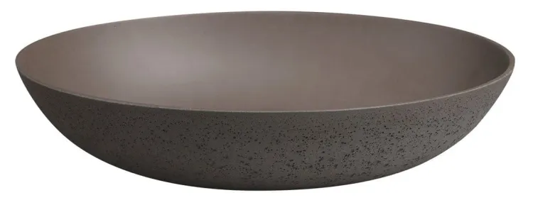 FORMIGO umywalka betonowa, 60x14,5x40,5 cm, ciemny brąz