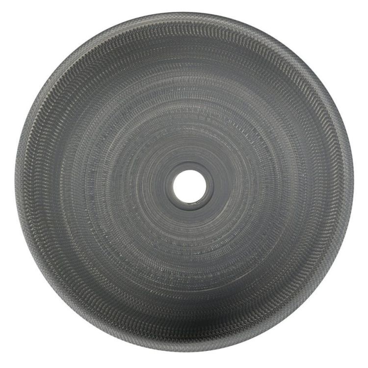 PRIORI umywalka ceramiczna, średnica 41 cm, 15 cm, szara ze wzorem