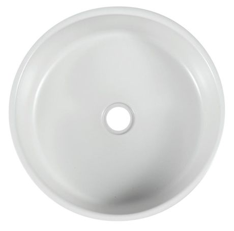 Przejdź do produktu PRIORI umywalka ceramiczna nablatowa Ø 41 cm, biały z niebieskim wzorem