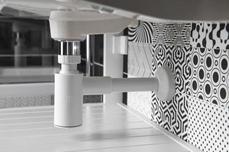 Przejdź do produktu CRONO Syfon umywalkowy 5/4", DN32, biały