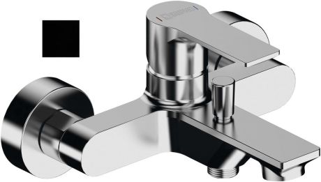 Przejdź do produktu PAX bateria wannowa ścienna, czarny mat