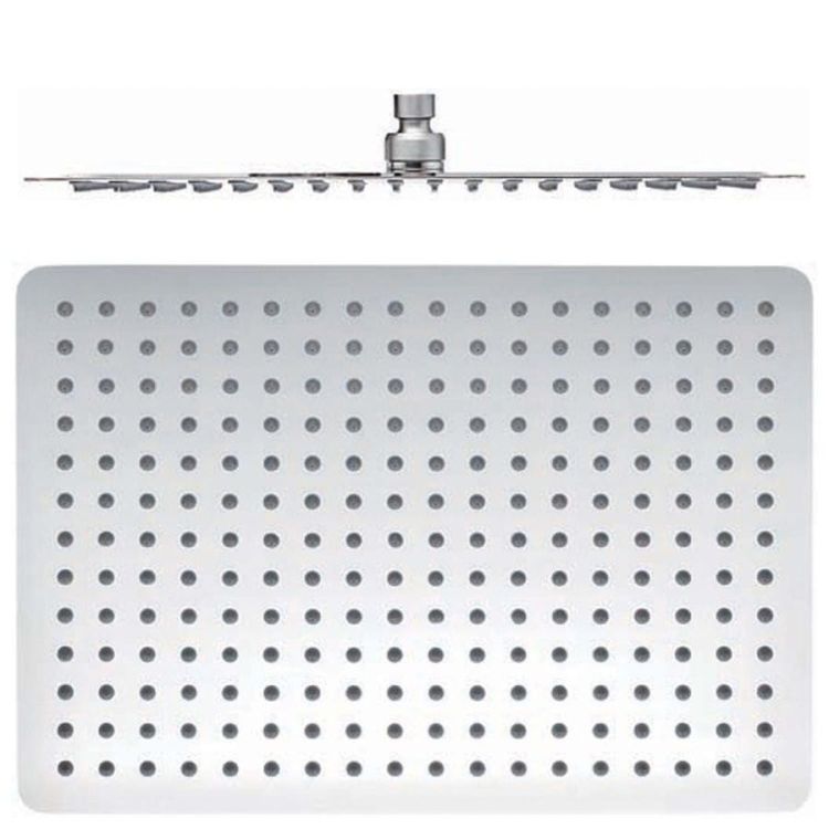 SLIM deszczownia, 400x300mm, stal nierdzewna
