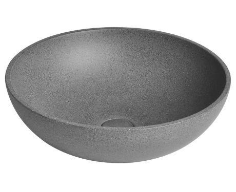 Przejdź do produktu TURF umywalka betonowa z korkiem, średnica 44cm, czrany granit