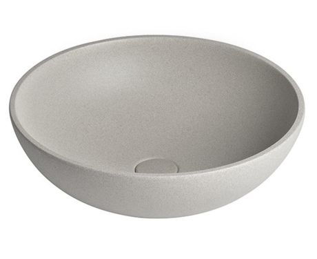 Przejdź do produktu TURF umywalka betonowa z korkiem, średnica 44cm, biały piaskowiec