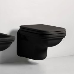Kerasan Waldorf Czarna miska wisząca WC 411504