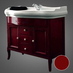 Kerasan Retro szafka podumywalkowa 90x54,5 cm bordo 734753