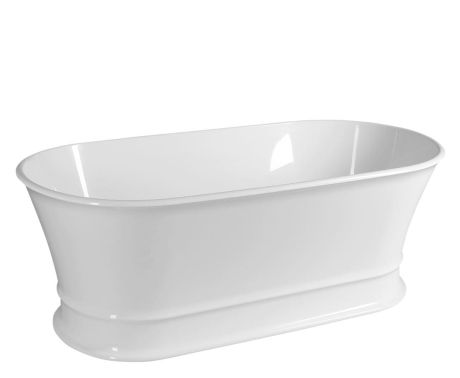 Przejdź do produktu DELONIX wanna wolnostojąca, kompozyt, 170x84x61,5cm, biały