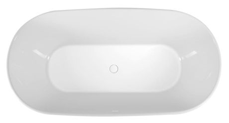 Przejdź do produktu DELONIX wanna wolnostojąca, kompozyt, 170x84x61,5cm, biały