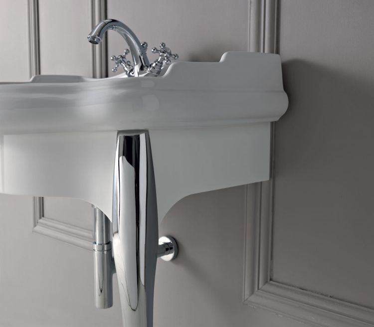 Szafka podumywalkowa Retro 73x54,5 cm z chromowanymi nogami Kerasan Retro 7362K5