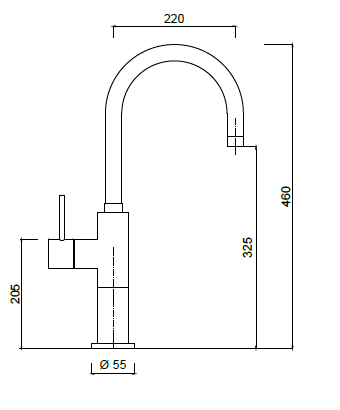 Przejdź do produktu Bateria umywalkowa Giulini Futuro 6582A/K chrom