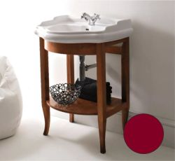 Szafka podumywalkowa Retro 69x52 cm bordo Kerasan 735053