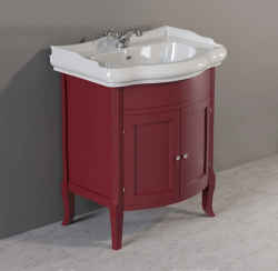 Szafka podumywalkowa 58x52 cm bordo Kerasan Retro 735153