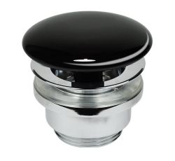 Korek klik-klak czarny połysk Kerasan Nolita 923304