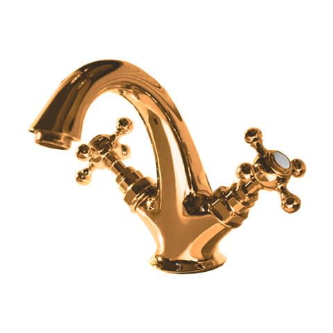 Kerasan bateria umywalkowa stojąca bronzo Retro 73899