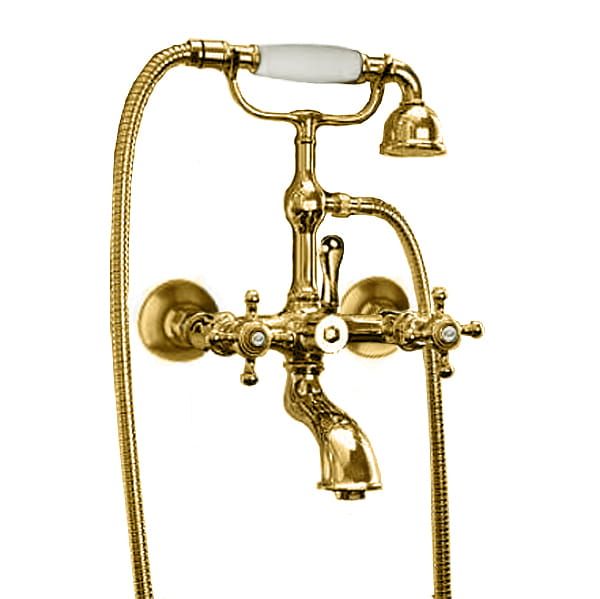 Kerasan bateria wannowo-prysznicowa złoty Retro 739491
