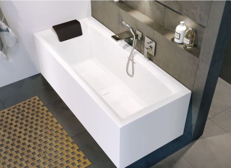 Przejdź do produktu Wanna prostokątna 170x75 cm Riho Still Square B100030005 prawa biały połysk