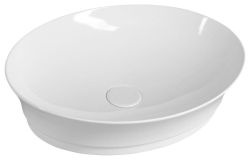 IDEA umywalka ceramiczna nablatowa 50x13x38 cm, bez odpływu