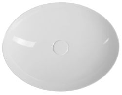IDEA umywalka ceramiczna nablatowa 50x13x38 cm, bez odpływu