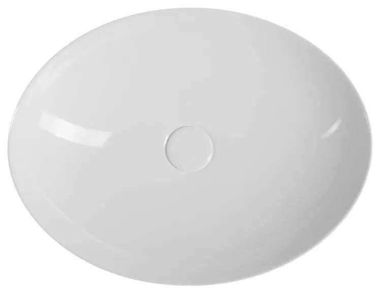 IDEA umywalka ceramiczna nablatowa 50x13x38 cm, bez odpływu